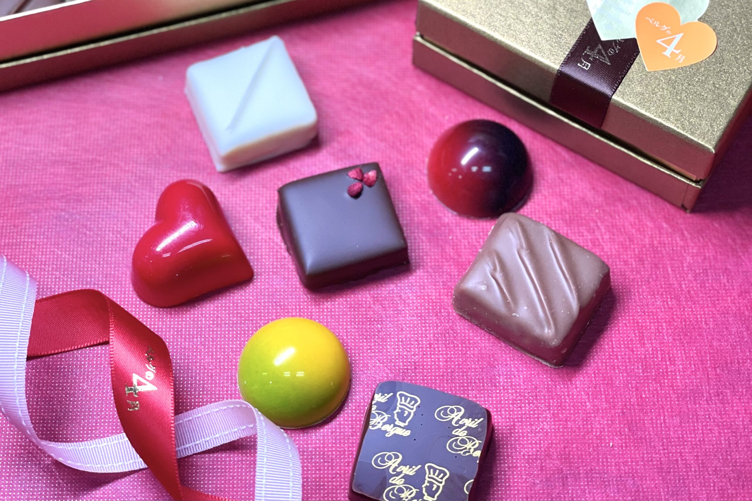 ベルグの４月 ボンボンショコラのお味のご紹介